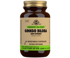 Solgar Ginkgo Biloba 60 kapsulių