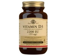 Solgar Vitaminas D3 2200 IU (55 mcg) 50 Kapsulių