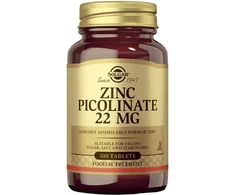 Solgar ZINC PICOLINATE 22mg. tablets 100 u