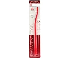 "Swissdent Profi Whitening Classic" dantų šepetėlis raudonas