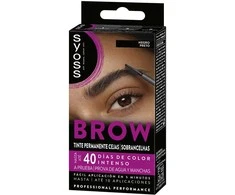 Syoss Brow Tint ilgalaikiai antakių dažai, juodi, 1 vnt.