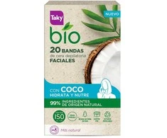 Taky Bio Coco Bandas De Cera Faciales Depilatorias 20 Uds