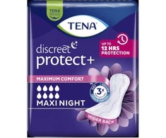 "Tena Discreet Maxi" naktiniai įklotai nuo šlapimo nelaikymo 12vnt