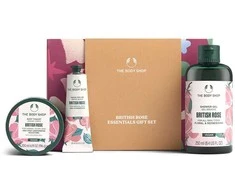 The Body Shop G3 Small British Rose Giftset, 140 ml