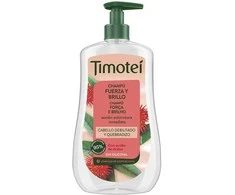 Timotei Champú Fuerza y Brillo Con Aceite De Ricino y Coco Para Cabello Débil y Quebradizo, 600 ml