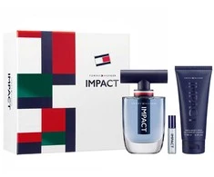 Tommy Hilfiger Impact rinkinys vyrams (EDT, 100 ml + dušo želė, 100 ml + EDT, 4 ml)