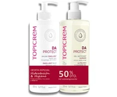 Topicrem DA PROTECT EMOLIENT BALM 500 ML + CLEANSING GEL 500 ML PACK 2 pcs