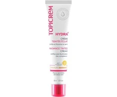 „Topicrem“ tonizuojamasis odos kremas SPF 50 Hydra+ (spindintis kreminis), 40 ml, vidutinio atspalvio