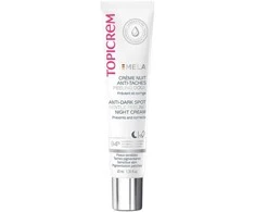 Topicrem MELA Anti-Dark Spot Gentle Peeling Night Kreminis naktinis veido kremas-pilingas nuo pigmentinių dėmių, 40 ml