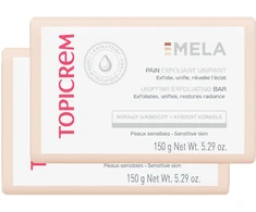Topicrem MELA exfoliating bar pack 2 x 150 gr