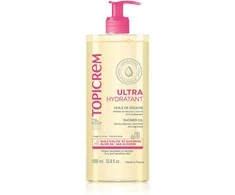 Topicrem Ultra-Hydratant Shower Oil valomasis dušo aliejus sausai ir jautriai odai, 1000 ml