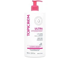 Topicrem Ultra-Moisturizing Body Milk Drėkinantis pienelis sausai ir jautriai odai, 1000 ml