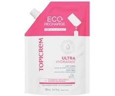 Topicrem UH ultra moisturizing pienelis kūnui refill 500 ml
