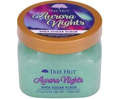 Tree Hut Aurora Nights Shea Sugar Scrub kūno šveitiklis, 510 g