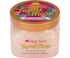 Tree Hut Tropical Mango Shea Sugar Scrub kūno šveitiklis, 510 g