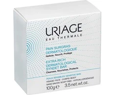 Valomasis kūno muilas Uriage Eau Thermale Extra-Rich Dermatological Syndet Bar, 100 g