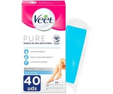 depiliacinio vaško juostelės Veet C Cold Cold H Pure Sensitive Skin 40 vnt