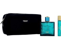 Versace Eros rinkinys vyrams (EDT, 100 ml + EDT, 10 ml + kosmetinė)