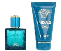 Versace Eros Giftset kvepalų rinkinys vyrams (EDT, 30 ml + dušo želė, 50 ml)