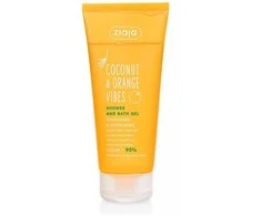 Ziaja Coconut y Oranžinis Vibes Gel De Ducha y Baño Energizante y Refrescante, 200 ml