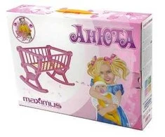 Maximumilgis 35Cm Lėlės lovytė "Aniuta"