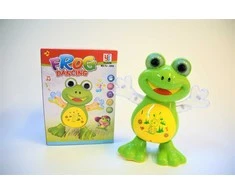 YJtoys Ilgis : 19.5 cm Interaktyvi šokanti varlė Frog dancing