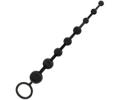 Addicted Toys Bead Chain 29 cm Juodas - Flexible Silicone System