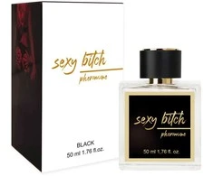 Aurora Sexy Bitch Juodas Pheromone feromonai moterims ir vyrams 50ml