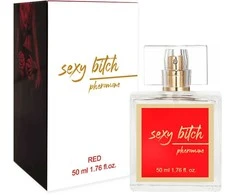 Aurora Sexy Bitch Raudona Pheromone feromonai moterims 50ml