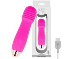 Rožinė Dolce Vita Three Rožinė Rechargeable Intimate Device 7 Modes 12.2cm