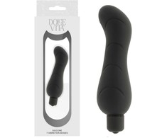 Dolce Vita G-Spot Intimate Device Juodas Silicone 7-Mode Compact 122mm