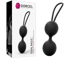 Marc Dorcel MARC DOCKEL _ Dual Kamuoliai silikono geisha kamuoliukus Juoda