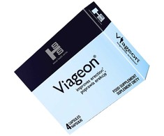 SHS Viageon 4 Capsules - Advanced Male Vitality &amp; Performance Support
