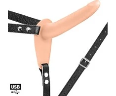 Fetish Tentation Vibruojantis dirželis, USB