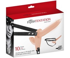 Fetish Tentation Vibruojantis dirželis, USB Flesh