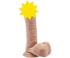 Get Real TOYJOY Penis jak realny natūralus sex dildo jądra 18cm