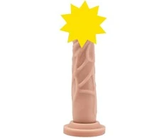 Get Real TOYJOY natūralių venų dildo, stiprus siurbtukas, 18 cm