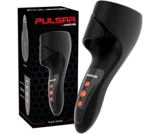 JAMYJOB Pulsar Wand - Multi-Mode Vibrating and Pulsating Device, Juodas