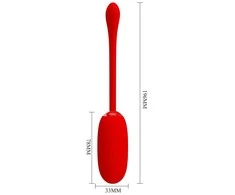 Pretty Love Smart GRAŽUOLĖ MEILĖ - JULIUS EGG Raudona 12 funkcijų vibracijos