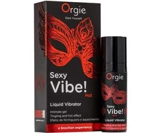 BoT Sexy Vibe Orgies! Liquid Vibrator Hot šildantis stimuliuojantis gelis 15ml