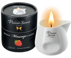 Plaisir Secret Masažo žvakė Braškių 80ml