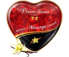Plaisir Secrets Erotinio masažo žvakės VANILLA viliojantis kvapas