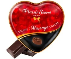 Plaisir Secrets Masažinė žvakė CHOCOLATE kvapioji žvakė skirta erotiniam masažui