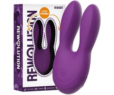 Rewolution REWOBIT Duet Flex Vibrator - Flexible Dual-Engine Model, 11.8 cm