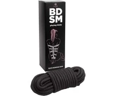 Secret Play Juodas Bondage Rope