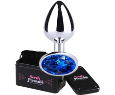 Secretplay Toys Secret Play Metal Butt Plug Mėlyna dydis M