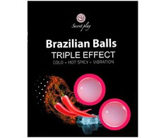 Secretplay Cosmetic SecretPlay Set of 2 Brazilian Triple Effect Massage Spheres 8g