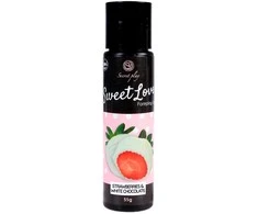 Secret Play Sweet Love Edible Gel Strawberry &amp; Baltas Chocolate 60ml