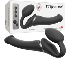 Strap On Me Vibrating Strap-On M Juodas
