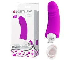 PRETTY LOVE LUTHER MINI VIBRATOR 30 VIBRAVIMO FUNKCIJŲ